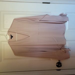 Express Blush Long-sleeve Blouse
